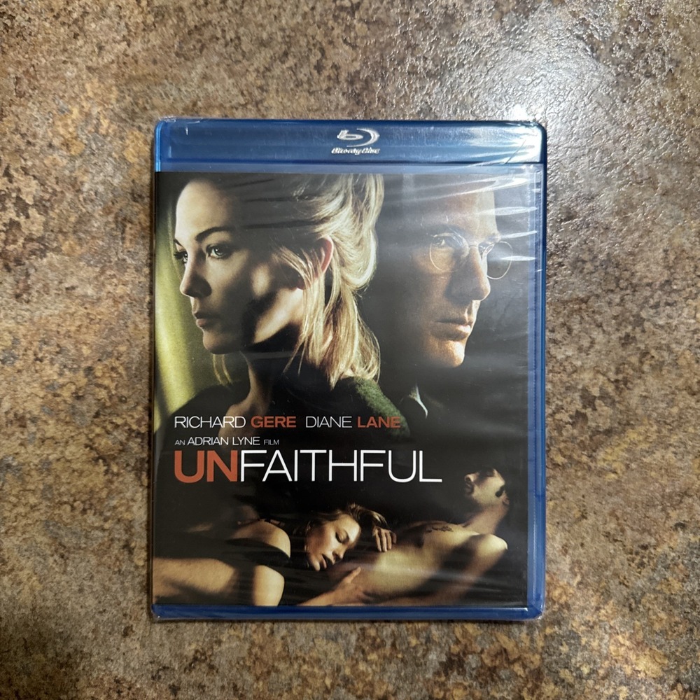 Unfaithful (Blu-ray, 2002) Brand New Sealed Richard Gere Diane Lane RARE OOP NOS